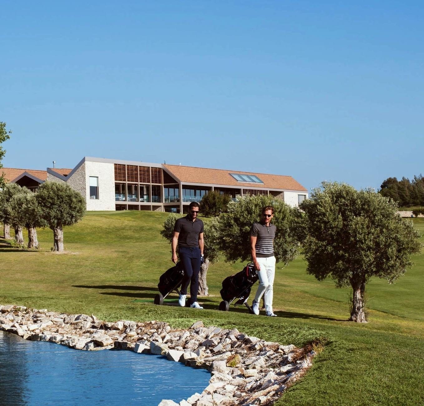 Golfplatz in der Landschaft bei Paphos